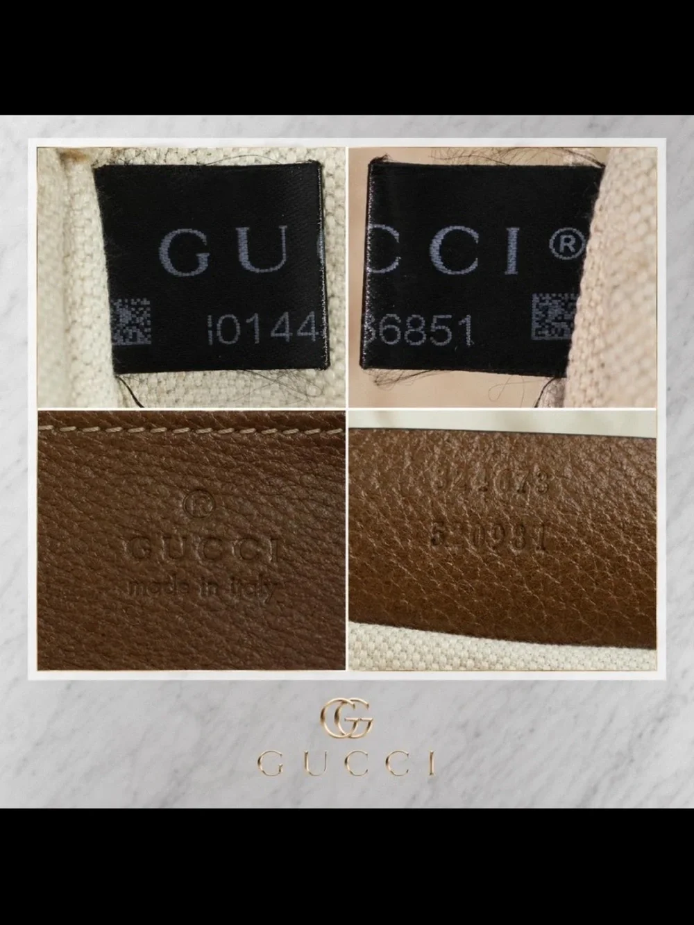 Gucci Brown GG Canvas Top-Handle Bag